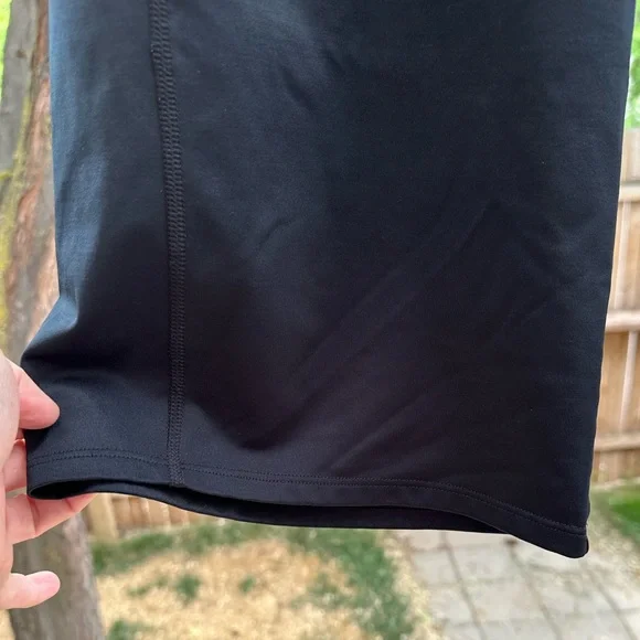 ⭐️ last Chance ⭐️ Under Armour Cropped Wide Leg Workout Black Pants Large - Picture 8 of 15